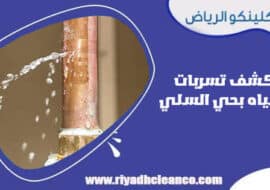 كشف تسربات المياه بحي السلي الرياض