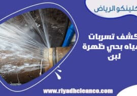 كشف تسربات المياه بحي ظهرة لبن الرياض