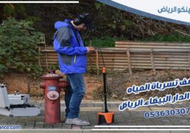 كشف تسربات المياه حي الدار البيضاء الرياض