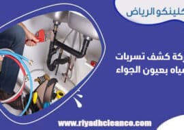 شركة كشف تسربات المياه بعيون الجواء