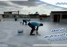 عزل اسطح حي العزيزية بالرياض