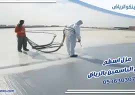 عزل اسطح حي الياسمين بالرياض