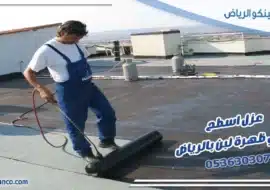 عزل اسطح حي ظهرة لبن بالرياض