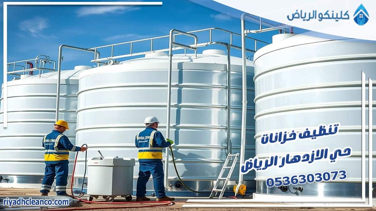 تنظيف خزانات حي الازدهار الرياض