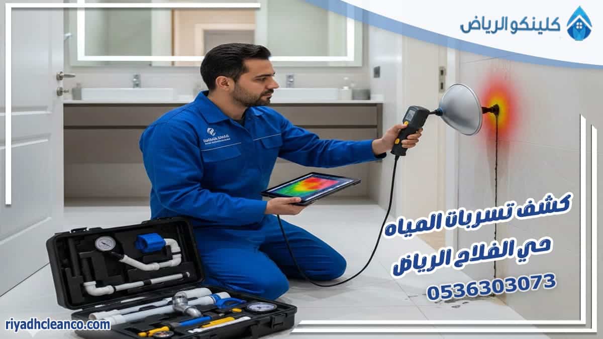 كشف تسربات المياه حي الفلاح الرياض